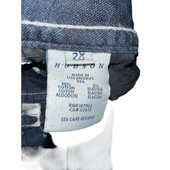 Hudson Signature Boot Cut Low Rise Jeans  W170DHA Size 28”x30” Flap Pockets - Picture 9 of 10